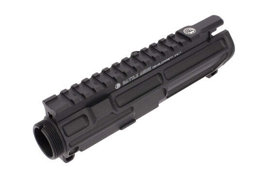 The Battle Arms Development billet AR 15 upper receiver only weighs 6.28 ounces